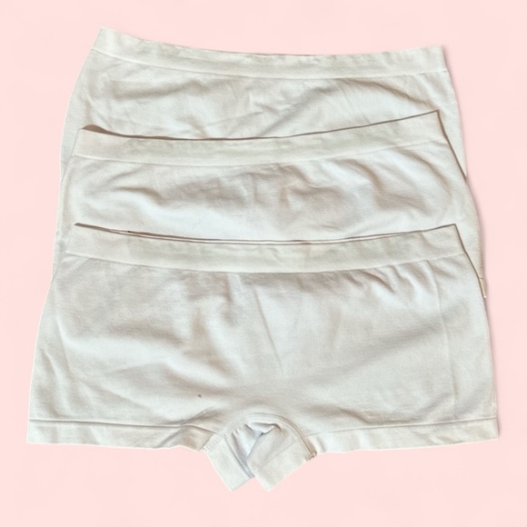 NWT Women’s Boyshort Panties – 3 Pack White – Size XL - Picture 3 of 4